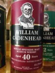 William Cadenhead Speyside 40yo