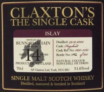 Bunnahabhain 2002