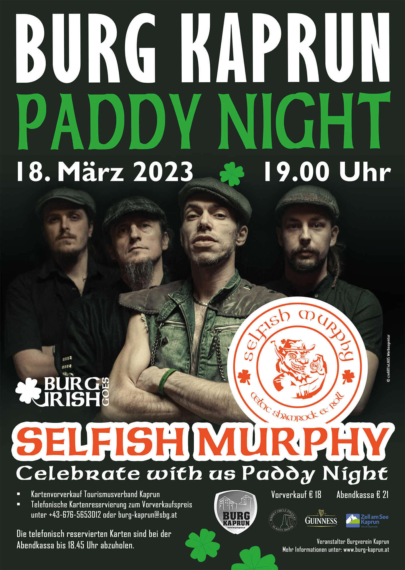 Paddy Night 2023 mit Selfish Murphy